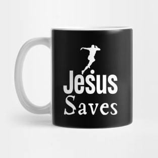 Jesus Saves Soccer Mug